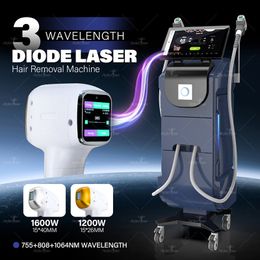 808 Diode Laser Ontharingsinstrument voor Salon Huidverjonging Schoonheid Apparatuur Dio Laser Machine 3 Golflengte