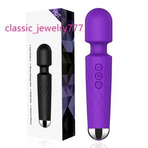 Fabrikanten kunnen volwassen elektrische handheld Av-stick stimulator vrouwelijke dildo vibrator paar seksspeeltjes aanpassen