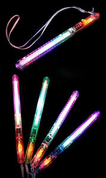 Fabricants concert lueur gros arc-en-ciel électronique LED grands bâtons lumineux bâtons lumineux colorés clignotant