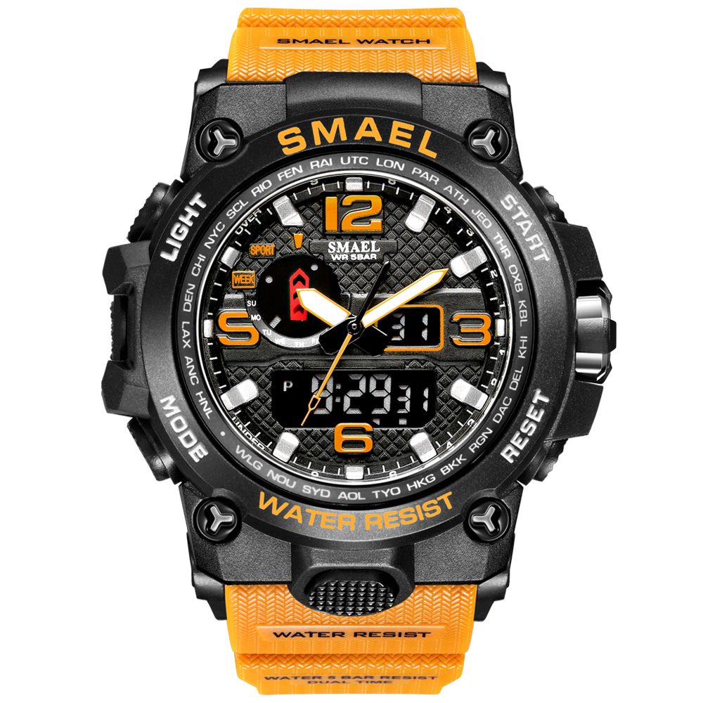 Reloj táctico de camuflaje directo para hombre, reloj deportivo multifuncional, resistente al agua, luminoso, con alarma