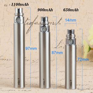 MOQ 2 stks China Directe ego-serie batterij 650mAh 900mAh 1100mAh vaporizer vape pennen voor olie-verstuivers