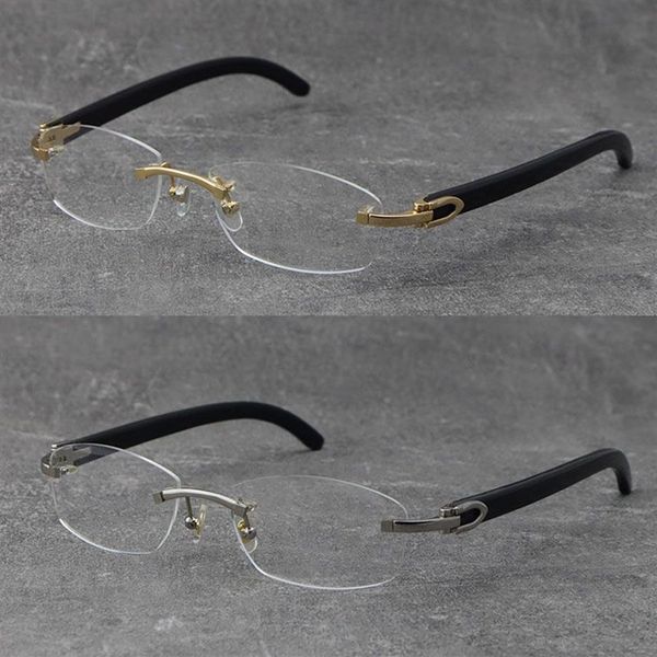 Fabricants entiers Buffalo Buffalo Frames Man Woman Woman Square Eyeglass 18k Gold Silver Lunes Unisexe Designer High Quality242S