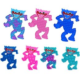 Fabricants en gros 14cm 4color décompression jouets anti-rongeurs pionnier huggy wuggy silicone jouet éducatif pour enfants