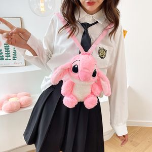 Fabrikanten Groothandel 2-kleuren 25 cm Cute Monster Backpack Plush Toys Cartoon Film en televisie-perifere poppen Backpack Children's Pluche Backpack