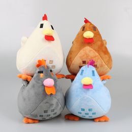 Fabrikanten Groothandel 4-kleuren 20 cm Star Dew Valley Tale Rooster Plush Toys Stardew Valley Cartoon Games Rond Dolls Children's Gifts