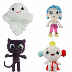 Les fabricants vendent en gros 4 modèles de jouets en peluche de chat violet True and the Rainbow Kingdom, poupées périphériques de télévision de film d'animation de dessin animé pour cadeaux pour enfants