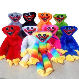 Fabricantes al por mayor 40 cm 9 colores huggy wuggy juguetes de peluche videojuegos de dibujos animados muñecas periféricas regalos para niños