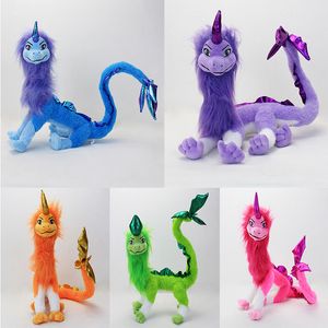 Les fabricants vendent en gros 5 couleurs 70cm Raya et The Last Dragon jouets en peluche film de dessin animé et télévision entourant les poupées cadeaux préférés des enfants