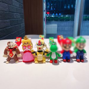 Fabricants en gros 6 modèles de sacs pendentifs jeu porte-clés jeux de dessins animés périphériques porte-clés poupées cadeaux pour enfants