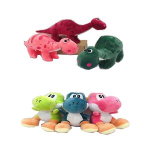 Les fabricants vendent en gros 6 styles de jouets en peluche de dinosaures mignons, des films de dessins animés et des jeux télévisés entourant des animaux, des cadeaux pour enfants