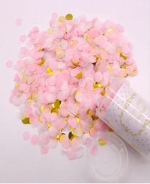 Herstellungswerkzeug Atmosphäre Mini Runde Konfetti Dot Partyzubehör HochzeitAlles Gute zum Geburtstag Push Konfetti Konfetti Pop Papier Flowe4354837