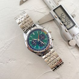 Manwatch Designer Watch Automatic Quartz Movement Watches 42mm Hardlex Chronograph Watch Boot en acier inoxydable et Strip Montre de Luxe Business Watch