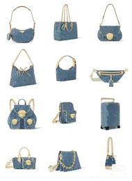 Veel stijl!10a luxe tas designer tas dames denim draagtas carryall schoudertas handtas crossbody tas canvas messenger boodschappentas tas portemonnee portemonnee rugzak