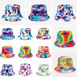 Chapeau seau à teinture par nouage pour femmes, plusieurs Styles, classique de styliste, Graffiti, mode, nouveaux chapeaux de pêcheur, casquettes de soleil, automne et printemps