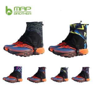 Map Frère F1001 hommes Femmes Couvre de chaussures cyclistes Leggings hauts randonnées Running Trail Gaiters Jogging Protective Proof Proof Wrap 231227