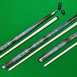 Maple Pool Cue met 8 -punts connector en roestvrijstalen ferle - Professioneel digitale watermerkontwerp - Inclusief interface P 240415