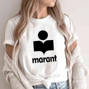 Marant Femme T-shirt Femmes Coton HARAJUKU T-shirt O-Neck Women Tshirts Tshirts Fashion T-shirt