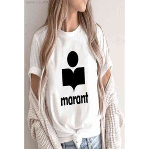 Marant Femme T-shirt Vrouwen Oversized Katoenen Harajuku t-shirt Oneck Causale T-shirts Fashion Brand Losse Tee G2203102202840