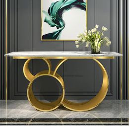 Marble American Style Porch Table Corridor Luxury Luxury MODERNE ENTRANCE SOIX Afficher Cabinet Nordic Apartment Furniture