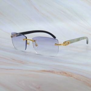 Marmeren Buffalo Horn Zonnebril Stijlvolle Designer Luxe Carter Zonnebril Groothandel Vintage Shades Brillen Kleur Bril Voor Mannen En Vrouwen