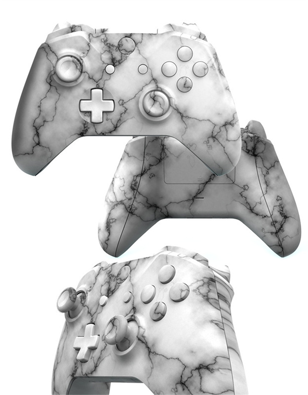 대리석 게임 핸들 커버 위장 게임 컨트롤러 액세서리 귀여운 낙서 커버 게임 핸들 그림 보호 케이스 Xbox 1 슬림