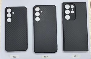 Fashion Carbon Fiber Cajones para Samsung Galaxy S24 Plus A55 A35 Nota 20 S20 Ultra A02S A52 A32 5G A12 Línea vertical TPU Soft Silicone Gel Back Skin Skin