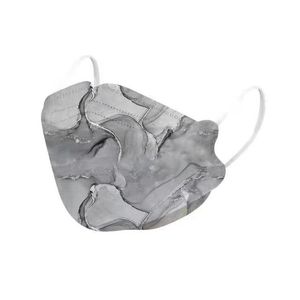 Masque en marbre KN95 Type de feuille de saule Type de bouche de poisson Anti-poussière et anti-brume 10 paquets de masques faciaux en gros en usine