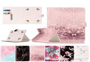 Flip en cuir en marbre Universal 7 8 Tablettes 10 pouces Case pour Huawei Lenovo Samsung Asus Acer Tablet Protective Cover7332699