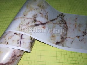 Marmeren stenen stijl camo vinyl wrap voor voertuigauto wrap grafische camo bedekstickers folie met luchtbel gratis 1,52x30m 5x98ft