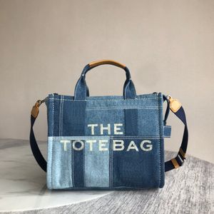 The Tote Bag Bolsos Totes Bolsos Bolso de diseñador Mujer Moda todo fósforo Shopper Hombro denim Bolso 1: 1 de alta calidad 33/26/15 CM