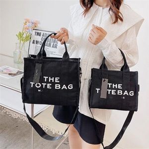 MARC The Tote Bag Bolso de lona para mujer Bolsos de compras de diseñador Bolso de playa tipo mensajero de un solo hombro 285h