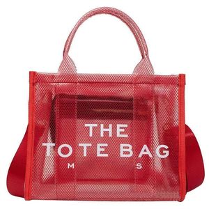 mars le sac fourre-tout sacs à bandoulière hommes femmes cool embrayages sacs à bandoulière de qualité supérieure PVC transparent grand bagage rose rouge voyage plage dame cartable sacs à main cadeau