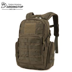 Mardingtop 240106 Sac à dos militaire tactique en polyester 600D de 25 L, petit sac à dos de randonnée avec fermetures éclair YKK et Molle pour l'aventure en plein air