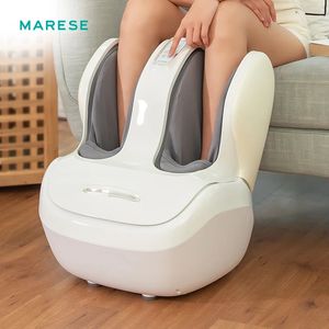 Marese elektrisch kalf en voetmassage machine trillingen Shiatsu luchtcompressie warmte rollende kneedbeen schoonheidsmassager K16 240326