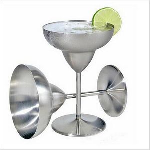 Margarita roestvrij staal wijn goblet cocktail martini whisky cups voor restaurant bar thuisgebruik keuken accessoires C059