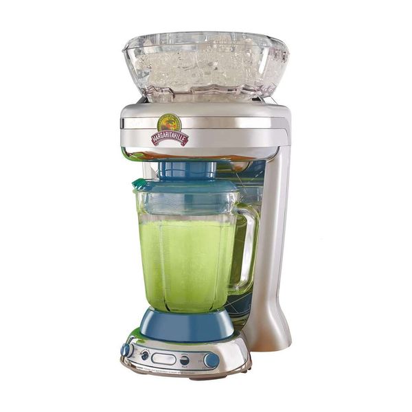 Margaritaville Key West West Freezer Mixer avec réservoir facile à verser et réservoir de rangement de glace XL, vert