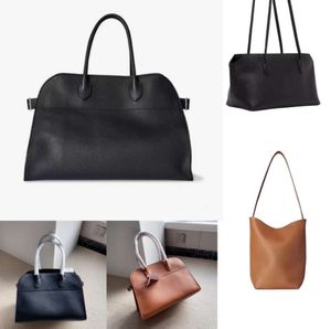 Margaux15 herfst/winter exclusieve The Row handtas Luxe NYC minimalistische zachte suède draagtas |Park Margaux 17 Echt leer Ruimtelijkheid Chique forenzen Casual mode