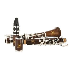 MARGEWATE clarinette nouveau Bb Tune Redwood clarinette 17 touches jouant un Instrument de musique avec étui embout livraison gratuite