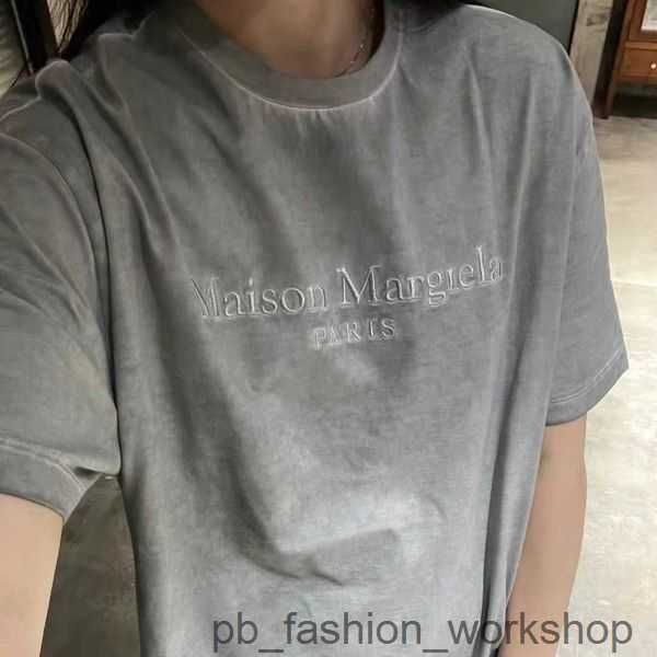 Margiela mm6 T-shirts Maison Mm6 Hommes Femmes Impression Alphanumérique Mode Coton T-shirts Margiela Manches Courtes Vêtements Designer mm6 Streetwear T-shirts 2 Q451