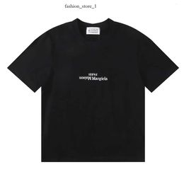 Margiela MM6 T-shirts hommes T-shirt Designer MM6 Summer en coton respirant T-shirts de mode