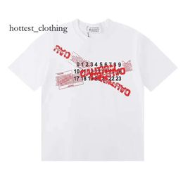 Margiela Short Men T Shirt Cause Imprenting Designer camisetas transpirables manga corta talla s-xl67 4046