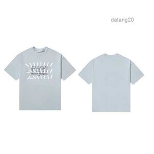 Margiela camiseta Hombre Camisas Causal Impresión Diseñador Camiseta Transpirable Algodón Manga corta Mm6 Verano Moda Camiseta 5 9big