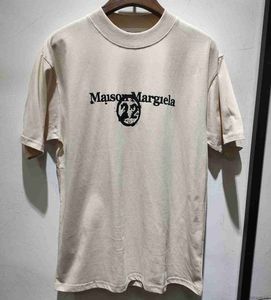 Margiela t Shirt Hommes Chemises Causal Printing Designer T-shirt Respirant Coton À Manches Courtes Mm6 Summer Fashion Tshirt Ylb2 7 FH95 FH95