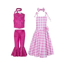 Margot Robbie Barbi Doll Movie Dress Costume Barbi Margot Robbie 240104
