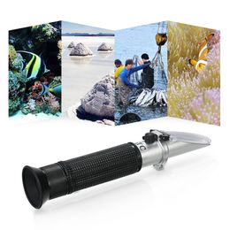 Marine Nauwkeurige Hydrometer Reef Aquarium Zoutgehalte Refractometer Meter Water Reader Marine 0 ~ 10% Salt Aquarium Test Tester