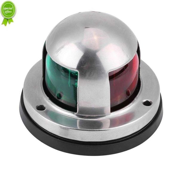 Bateau marin 12V en acier inoxydable rouge vert LED feu de signalisation de Navigation lampe Yacht accessoire étanche Signal lumière LED lampe de poisson