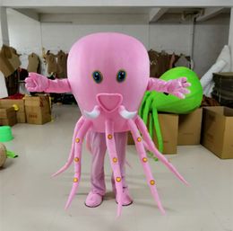 Marine Life Octopus Mascot Costume Catoon Karakter Kostuum Reclame Party Kostuum Animal Carnival