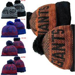 Mariners Beanie SF Noord -Amerikaanse honkbalteam zijpatch Winter Wool Sport Geknipt hoed schedelpetten