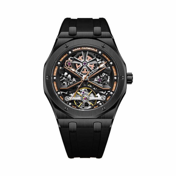 Reloj de marca Mark Faye serie para hombre Tourbillon mecánico de lujo atmosférico al por mayor