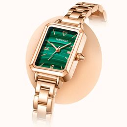 Mark Huafei Marque Luxury Luxury Small Green Steel Band Quartz Star Sky Tiktok Watch